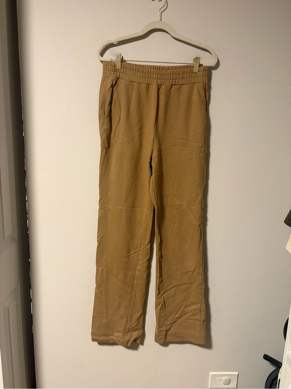 Nuuds Lounge Pant Khaki Camel Color Small